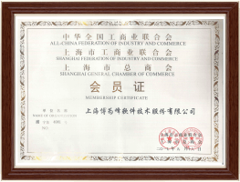 全国工商联，证书编号：浦字第NO.4081